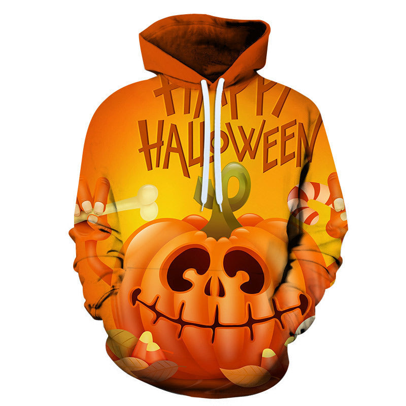 Wansheng Pumpkin Series 3D Printed Hoodie