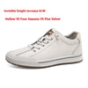 Increased 6CM Spring Men&#39;s Shoes Fashion White Shoes Breathable