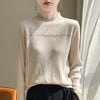 Women&#39;s Fashion Wool Lace Bottoming Shirt