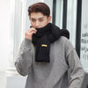 Men&#39;s And Women&#39;s Solid Colour Woollen Long Warm Knitted Scarf