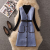 Knitted Bottoming Shirt Two-piece Vest Set