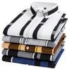 Men&#39;s Casual Long Sleeve Wide Striped Shirt