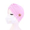 Epidemic Prevention Supplies Ladies Masks Hats Anti-Strangle Headbands Button Headbands