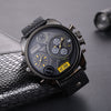 Men&#39;s Quartz Watch Double Inserts Casual Fashion