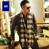 Men&#39;s Fashion Casual Warm Plaid Scarf