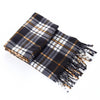 Autumn And Winter Black And White Plaid Plus-sized Thickening Thermal Men&#39;s And Women&#39;s Scarf