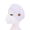 Epidemic Prevention Supplies Ladies Masks Hats Anti-Strangle Headbands Button Headbands