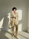 Casual Temperament Twinset Spring And Autumn Women&#39;s Suit