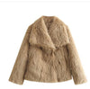 Women&#39;s Toka Fox Fur Jacket Women&#39;s Autumn And Winter Furry Fur Clothing Coat Imitation