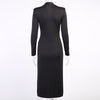 European And American Wind V Collar Temperament Dress Woman