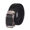 Men&#39;s Leather Automatic Buckle Two-layer Cowhide Embossed Belt