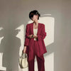 Casual Temperament Twinset Spring And Autumn Women&#39;s Suit