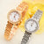 Watch crystal rhinestone watch