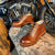 Retro GOOD YEAR Craft Black Motorcycle Handmade Boots