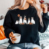 Women&#39;s Round Neck Halloween Printed Sweater