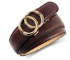 Automatic Alloy Buckle Cowhide Men&#39;s Belt