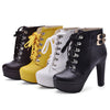 autumn and winter new high-heeled boots