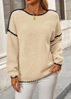 Autumn And Winter Pullover Long Sleeve Casual Sweater