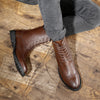 Korean casual tooling boots leather boots men