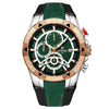 Men&#39;s Watch Calendar Watch Tape Quartz Watch Six-pin Watch Business Men&#39;s Watch