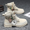 Men&#39;s Casual All-match Worker Boot High-top Shoes