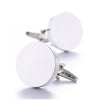 High-quality French Round Shirt Cufflinks