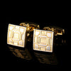 New High-Quality French Cuff Cuff Nails Suit Shirt Gold Cufflinks