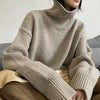 Women&#39;s Turtleneck Sweater Pullover Loose Base