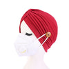 Epidemic Prevention Supplies Ladies Masks Hats Anti-Strangle Headbands Button Headbands