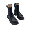 Fleece-lined Thick Northeast China Cotton Shoes Thick Bottom Non-slip Snow Boots Smoke Pipe Ankle Boots