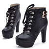 autumn and winter new high-heeled boots