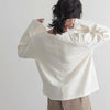 Simple Casual Solid Color Cotton Round Neck Bottoming Shirt