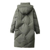 Women&#39;s Mid-length Cotton-padded Coat Thickened Warm Plus Size Coat