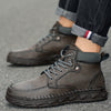 Winter Men&#39;s Boots Leisure Plus Size Fleece-lined Platform Casual Shoes Gaobang