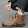 Winter Men&#39;s Boots Leisure Plus Size Fleece-lined Platform Casual Shoes Gaobang