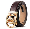 Automatic Alloy Buckle Cowhide Men&#39;s Belt