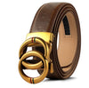 Automatic Alloy Buckle Cowhide Men&#39;s Belt