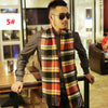 Men&#39;s Fashion Casual Warm Plaid Scarf