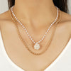 Fashion Exquisite Chain Inlaid Pearl Ladies