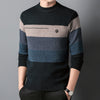 Men&#39;s Fashion Casual Round Neck Knitted Bottoming Shirt