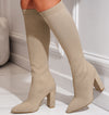 Women&#39;s Fashion Personalized Solid Color Boots