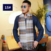 Men&#39;s Fashion Casual Warm Plaid Scarf