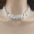 European And American Fashion Cool Irregular Artificial Short Pearl Necklace