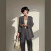 Casual Temperament Twinset Spring And Autumn Women&#39;s Suit