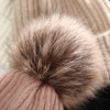 Baby Hat Autumn And Winter Baby Woolen Cap Big Fur Ball