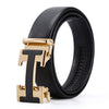 Men&#39;s Automatic Leather Buckle Business Belt