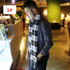 Men&#39;s Fashion Casual Warm Plaid Scarf