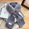 Velvet Scarf Women&#39;s Thick Warm Fur Collar Scarf