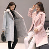 Lamb wool coat women