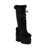 Fur Boots Platform Platform High Heel Women&#39;s High Boots